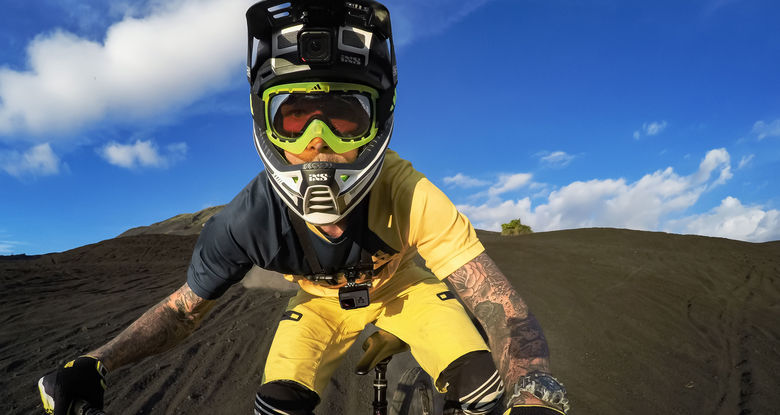 gopro helmet stick